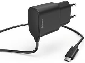 Hama, USB-C nabíjačka, 5V 2,4 A čierna