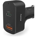 Hama USB-C napájací zdroj do auta, Power Delivery, 5-20 V, 65 W, 1,5 m
