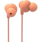 Hama USB-C slúchadlá s mikrofónom Curly, štuple, oranžová