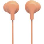 Hama USB-C slúchadlá s mikrofónom Curly, štuple, oranžová