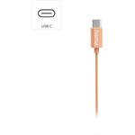 Hama USB-C slúchadlá s mikrofónom Curly, štuple, oranžová