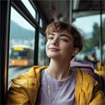 Hama USB-C slúchadlá s mikrofónom Curly, štuple, zelená