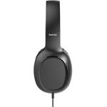 Hama USB-C slúchadlá s mikrofónom Fun C, uzavreté, čierne