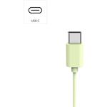 Hama USB-C slúchadlá s mikrofónom Fun C, uzavreté, zelené