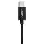 Hama USB-C slúchadlá s mikrofónom Season II, kôstky, čierne