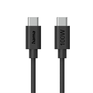 Hama USB-C / USB-C kábel, 1,5 m, 100 W, Ecosential