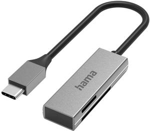Hama USB čítačka kariet, USB-C, USB 3.0, SD/microSD, hliník