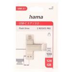 Hama USB flash disk C- Rotate Pro, USB-C 3.1, 128 GB, 100 MB/s