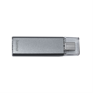 Hama USB flash disk UNI-C Classic, 32 GB, strieborný