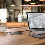 Hama USB-Hub, 4 porty, USB 3.2, 5 Gbit/s, USB-C adaptér, sieťový zdroj