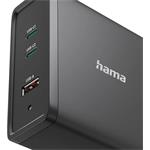 Hama USB nabíjacia stanica GaN, 2x USB-C PD, 1x USB-A QC, 140 W