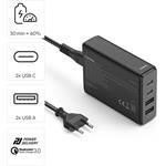 Hama USB nabíjacia stanica GaN, 2x USB-C PD, 2x USB-A QC, 65 W