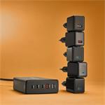 Hama USB nabíjacia stanica GaN, 3x USB-C PD, 2x USB-A (1x QC), 140 W