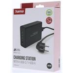 Hama USB nabíjacia stanica GaN, 4x USB-C PD, 1x USB-A QC, 240 W