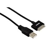 Hama USB2.0A-30pinApple kábel M/M, 1.0m, čierny
