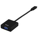 Hama USB3.1C-VGA redukcia M/F, 0.15m, adaptér