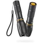 Hama W200, LED baterka, hliníková, 200 lm / 180 m, 3 režimy, zoom, COB, pútko, batérie