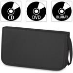 Hama Wallet 64, puzdro na 64 CD/DVD/Blu-ray diskov, nylonové, čierne