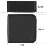 Hama Wallet Nylon 40, puzdro na 40 CD/DVD/Blu-ray diskov, polyester, čierne