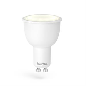 Hama WiFi LED žiarovka, GU10, 4,5 W, biela, stmievateľná