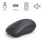 Hama WM-200, bezdrôtová optická myš, tichá, čierna