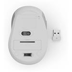 Hama WM-400, bezdrôtová optická myš, tichá, biela