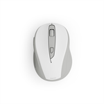 Hama WM-400, bezdrôtová optická myš, tichá, biela