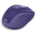 Hama WM-400, bezdrôtová optická myš, tichá, modrá
