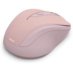 Hama WM-400, bezdrôtová optická myš, tichá, ružová