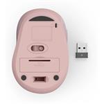 Hama WM-400, bezdrôtová optická myš, tichá, ružová
