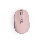Hama WM-400, bezdrôtová optická myš, tichá, ružová