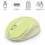 Hama WM-400, bezdrôtová optická myš, tichá, zelená