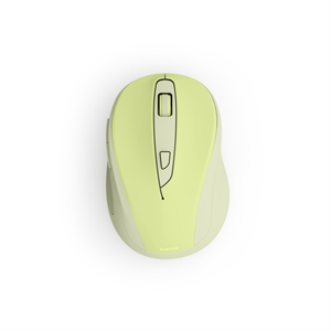 Hama WM-400, bezdrôtová optická myš, tichá, zelená