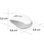 Hama WM-450 Multi Device, bezdrôtová myš, tichá, biela