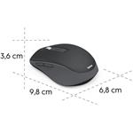 Hama WM-450 Multi Device, bezdrôtová myš, tichá, čierna