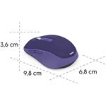 Hama WM-450 Multi Device, bezdrôtová myš, tichá, modrá