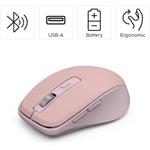 Hama WM-450 Multi Device, bezdrôtová myš, tichá, ružová