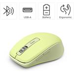 Hama WM-450 Multi Device, bezdrôtová myš, tichá, zelená