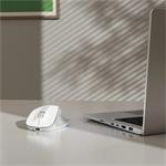 Hama WM-500, bezdrôtová optická myš, nabíjateľná, tichá, biela