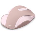 Hama WM-500, bezdrôtová optická myš, nabíjateľná, tichá, ružová