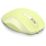Hama WM-500, bezdrôtová optická myš, nabíjateľná, tichá, zelená