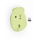 Hama WM-500, bezdrôtová optická myš, nabíjateľná, tichá, zelená