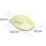 Hama WM-500, bezdrôtová optická myš, nabíjateľná, tichá, zelená