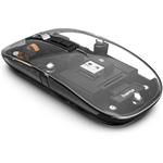 Hama WM-600 Multi Device, bezdrôtová myš, plochá, tichá, transparentná