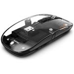 Hama WM-600 Multi Device, bezdrôtová myš, plochá, tichá, transparentná