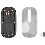 Hama WM-600 Multi Device, bezdrôtová myš, plochá, tichá, transparentná