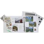 Hama zakladač s 4-krúžkovou mechanikou, šírka chrbta 70 mm, s obalom, čierna/šedá