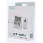 Hama Zakynthos, meteostanica, bezdrôtový senzor, batérie, biela