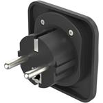 Hama zásuvkový adaptér univerzálny do SR, 3-pól., čierny