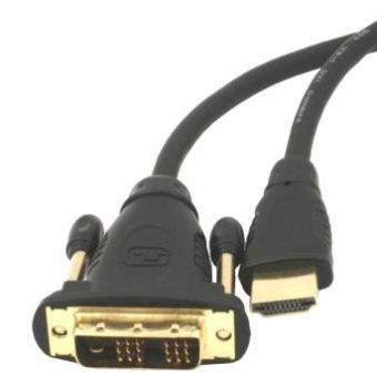 HDMI/DVI kábel M/M, 5m, prepojovací
